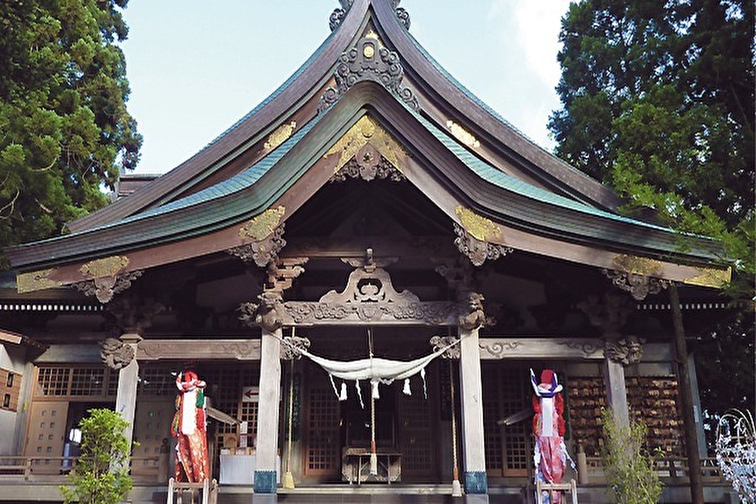 太平山三吉神社　拝殿
